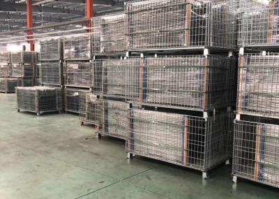 China Alambre plegable Q195 Mesh Storage Containers For Warehouse de 1200X1000X890M M en venta