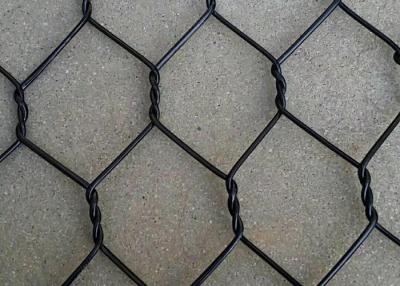 China 13mm Opening 1.2mm Black Pvc Coated Hexagonal Wire Mesh Chicken Screen Wire for sale