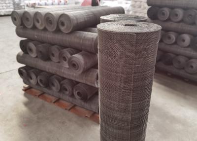 China 15 Mesh 0.44mm iron Black Wire Cloth 0.914m Width 30m Length for sale