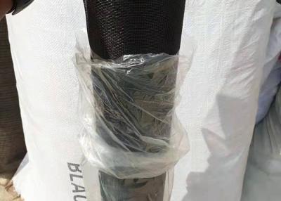 China Fibra de vidro preta resistência de fogo tecida da malha 16x14mesh da tela do inseto à venda