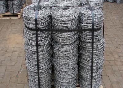 China Electro Galvanized Barbed Fencing Wire Pallet Packing For Safety Protection Project for sale