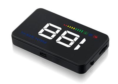 China 9V ~ 16Vdc Multi Function Trip Computer KMH MPH RPM Speeding Warning A500 Hud for sale