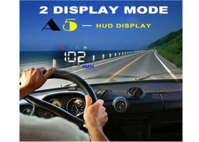 China 3.5 Inch Audi A5 GPS HUD Heads Up Car Display Two Display Mode Multi Color Auto Power On / Off for sale