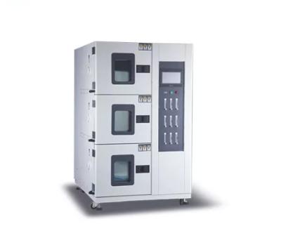 China Three Box-type Hot And Cold Impact Environmental Test Chamber with Recovery Time Within 3 Minutes for sale