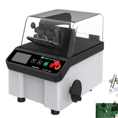 China Cortadora metalográfica metalográfica de la cortadora de la pequeña precisión integrada automática del manual del laboratorio en venta