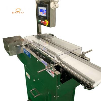 China Exhibición del detector de metales de la máquina de la pesa de chequeo del análisis de alimentos 150m m 0.1g LCD en venta