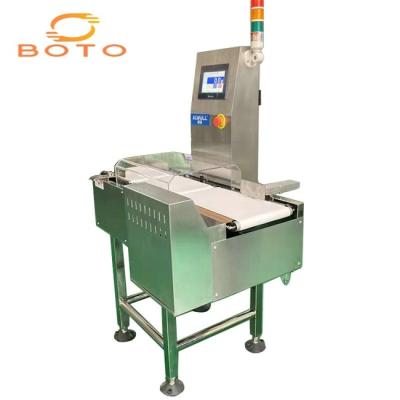 China Food ROHS Online Dynamic Checkweigher Machine With Rejector for sale