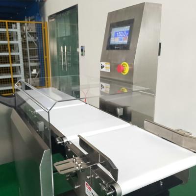 China Dinámica en línea de acero inoxidable de la máquina de la pesa de chequeo de la exhibición de pantalla LCD táctil en venta