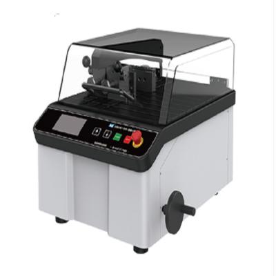 China Alimentação manual metalográfica da linha central do ISO Y da máquina de corte da amostra do laboratório à venda