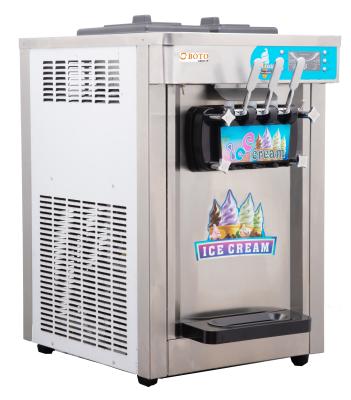Chine Propre automatique avec la machine commerciale de crème glacée mou de panneau d'affichage à cristaux liquides à vendre