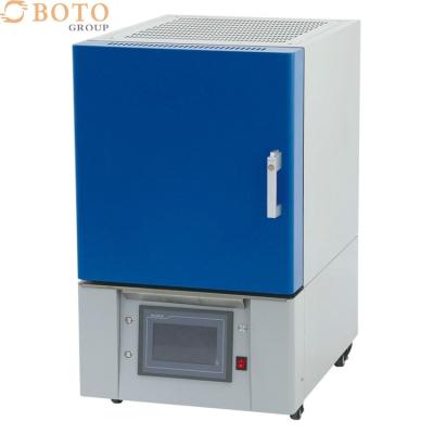 China Lab High Temperature 1400c Controlled Atmosphere Muffle Furnace W/ PC Interface for sale