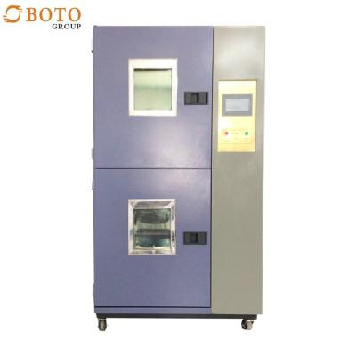 China Two Box Fast Change Hot Impact Liquid To Liquid Thermal Shock Chamber for sale