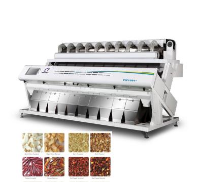 China Food Industry Vegetable Color Sorter / Fruit Grading Machine Easy Operation for sale