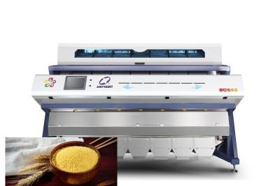 China 7 máquina do classificador da cor do trigo das rampas 19T/H com refrigerar automático à venda
