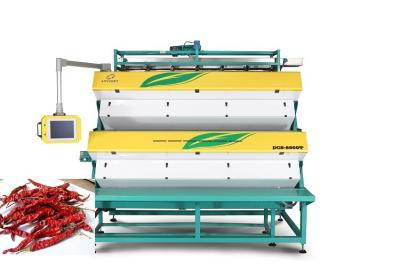 China Dehydrated Double Layers Chilli Flakes Vegetable Sorting Machine for sale