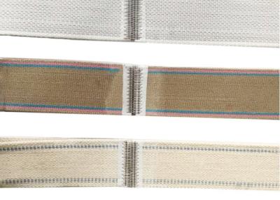 China La poliamida cubrió ceñir elástico del estiramiento de la correa/de la carpeta del fieltro de la sábana del hilado en venta
