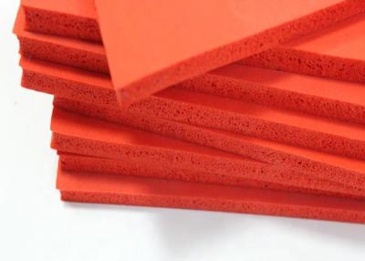 China Industrial Foam Rubber Sheet High Density Sponge Sheet In Rolls 1.0m / 1.2m Width for sale