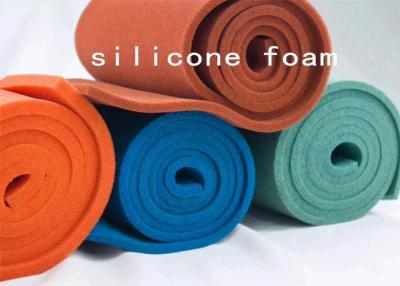 China Open Cell Silicone Foam Sheet Roll For Ironing Table / Presses Machine for sale
