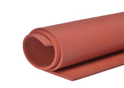 China Closed Cell Textured 20mm Red Silicone Foam Sheet for sale