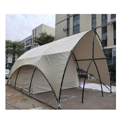 China Glamping-Winter Durable Luxury African Frame Cotton Canvas Waterproof Lodge Hotel Safari Tent For Sale à venda