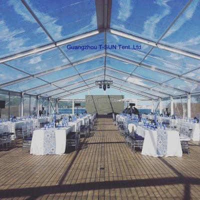 Chine Factory Price ABT Church Tent Clear Roof Tent Transparent Wedding Party Tent à vendre