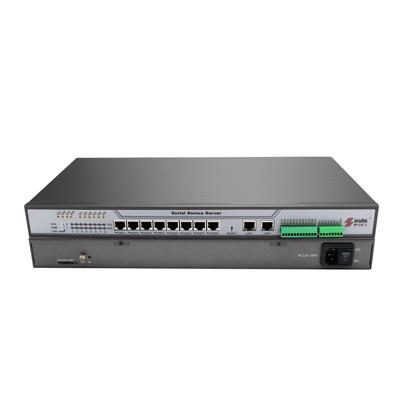 Quality TCPIP 400MHZ 8 Port Terminal Server DC12V Ethernet Device Server for sale