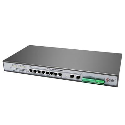 Quality 8 Ports Rack Serial Device Server RS232 Terminal Server for sale