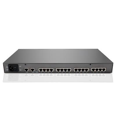 China 16 Ports 650MHZ Serial Device Server Rack Mounted Ethernet Serial Port for sale