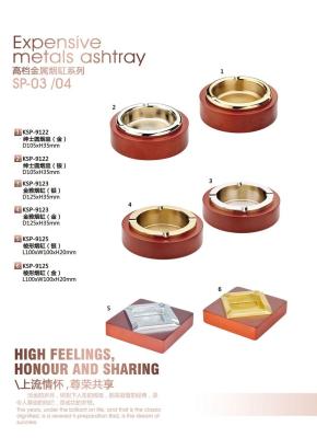 China round deluxe ashtray,stainless steel hotel products for sale