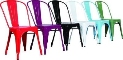 China marais chair/steel chair/outdoor metal chair/stackable chair for sale