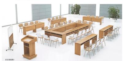 China modern wood podium furniture training room furniture conference room furniture for sale