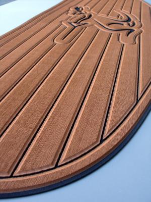 China Synthetic EVA Foam Faux Teak Sheet For Yacht Deck for sale