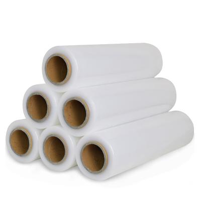 China Factory Price Pallet Polyolefin Lldpe Melt Hand Stretch High Quality Moisture Proof Customized Film Roll Wrapping Goods Transparent Film for sale
