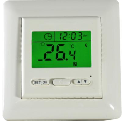 Chine 16A programmable thermostat to electric heating mat with isolate switch à vendre