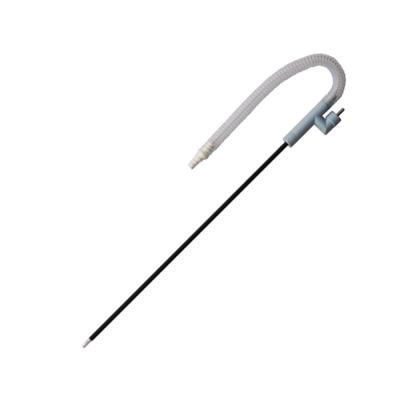 China Material de acero electrodo de gancho laparoscópico de 5 mm de diámetro no pegajoso en venta