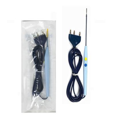 China Disposable Retractable Electrosurgical Pencil With 3M Cord And Balde Tip for sale