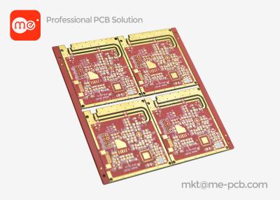 China Meidear  High End Multilayer printed circuit board for electronics PCB with red soldermask for sale