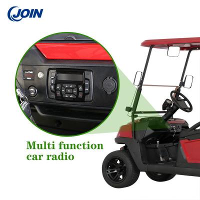 China ODM elétrico do preto do carrinho do carro estereofônico de rádio impermeável do carrinho de golfe à venda