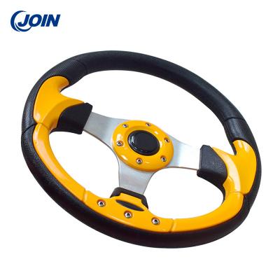 Cina 12,5» accessori universali opachi dell'automobile del PVC dell'adattatore del volante del carretto di golf in vendita
