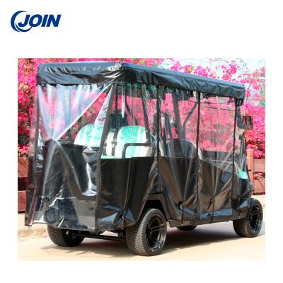 China Cubierta de la lluvia del recinto del carro de golf de 6 pasajeros que conduce el cochecillo del golf en venta