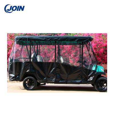 China Waterproof Golf Cart Rain Cover 6 Passenger Driving Enclosure for sale