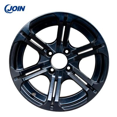 China Black Golf Cart Wheels Without Tires 14 Inch Aluminum Wheels en venta