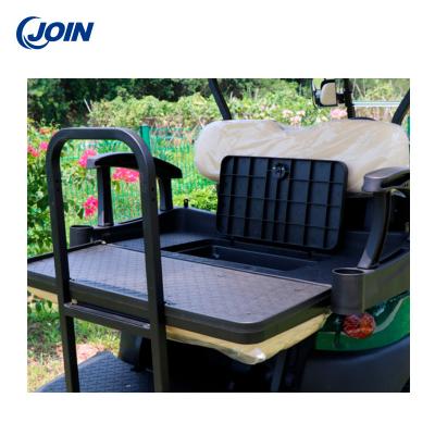 China EXCAR Golf Cart Back Seat Kit Buggy Rear Flip Seat Leather Black for sale