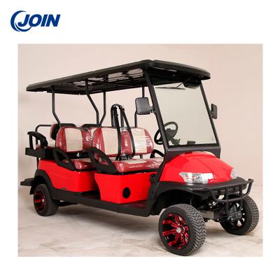 China O carrinho de golfe elétrico do OEM 6 Seater assenta o carrinho do golfe dos jogos personalizado à venda