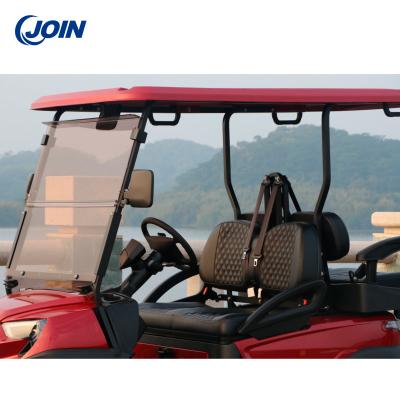 China Tinted Golf Cart Windshield Repair Kit Impact Resistant Flip Folding ODM for sale