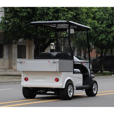 China Buggy Golf Cart Cargo Boxes / Utility Box Argent Aluminum 800*1100*280mm for sale