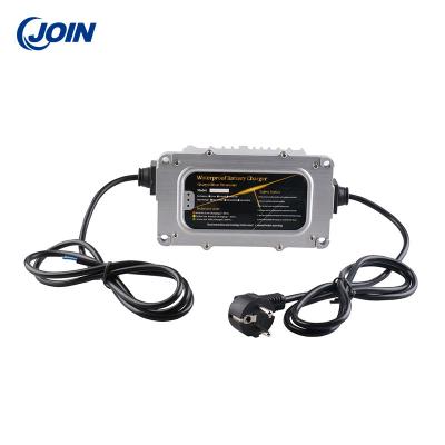 China 20A Output Waterproof Battery Charger For 48V Lead Acid And NMC Batteries Te koop