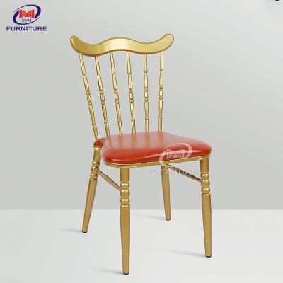 China Bulk Metal Napoleon Wedding Chiavari Chair Event Furniture With Fixed Cushion for sale