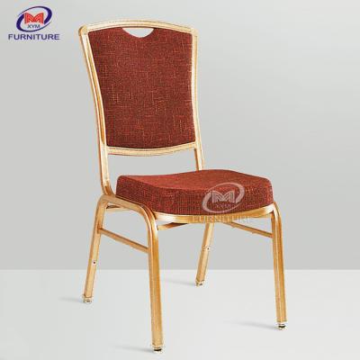 China Flexible Back Red Banquet Chairs 3 Layer Spraying Thickened Fabric for sale