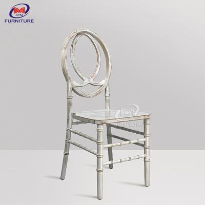 China Factory Wholesale Champagne Wooden Chiavari Chair Celebration Dining Chair for sale